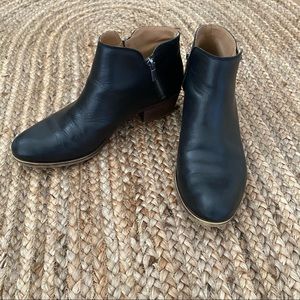 Lucky leather booties